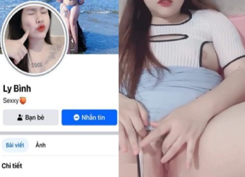 Bé Ly Bình 2k2 dạng bím hồng hào ra tự sướng không ngừng